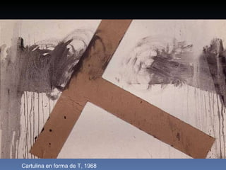 Cartulina en forma de T, 1968 