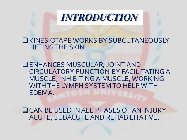 kinesiotaping how kinesio tape works