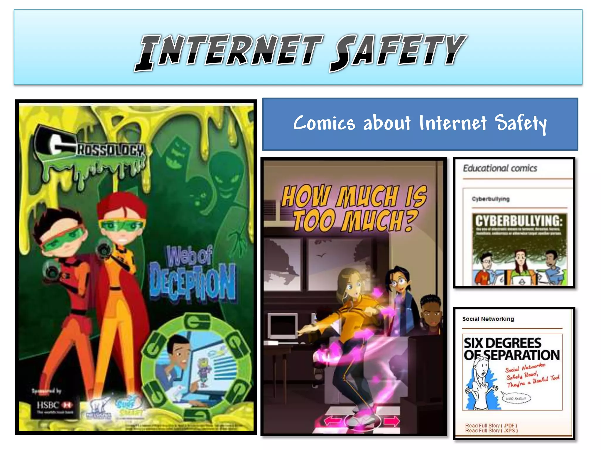 Comics about Internet Safety
 