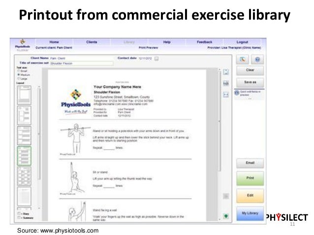 old physiotools software
