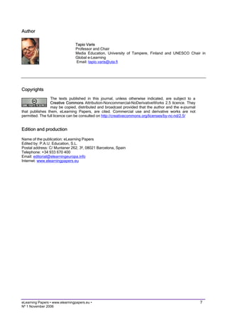 eLearning and higher education