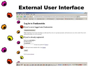 External User Interface

 