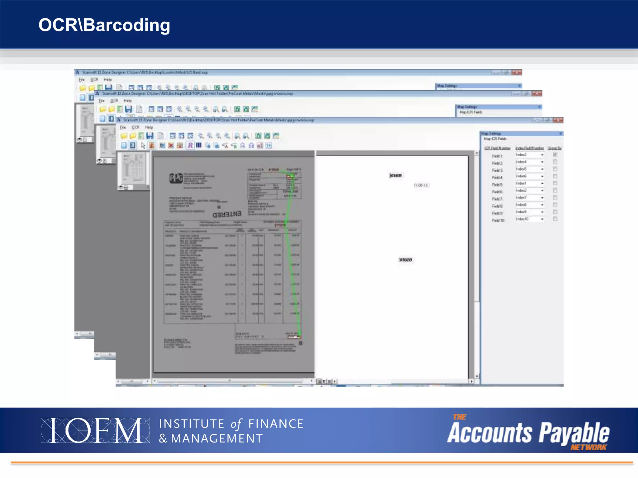 Intro to Digital Document Management/AP Automation
OCRBarcoding
 