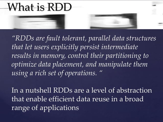 Resilient Distributed DataSets - Apache SPARK | PPTX | Databases ...