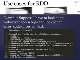 Resilient Distributed DataSets - Apache SPARK | PPTX