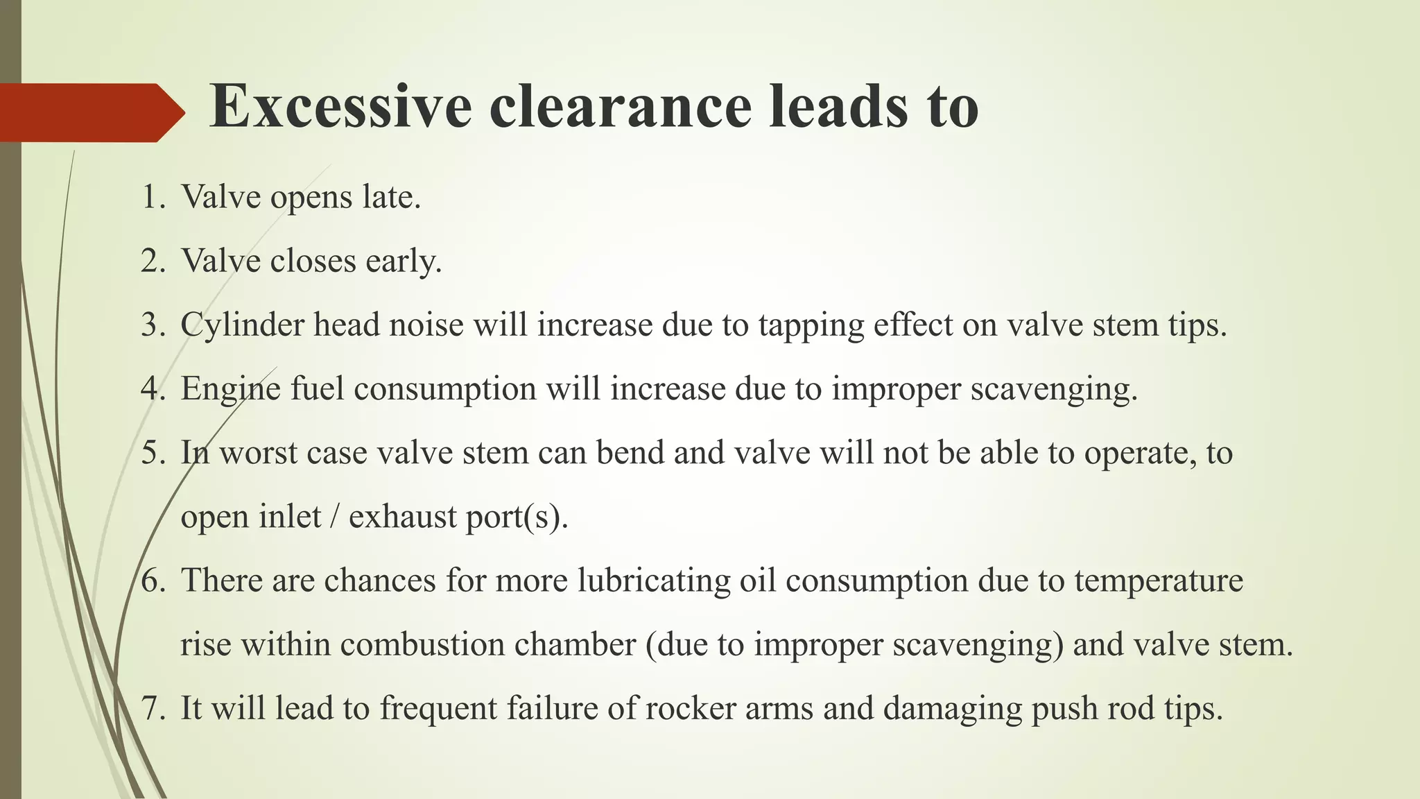 IC Engines Tappet Clearance Method and why it’s important? | PPTX