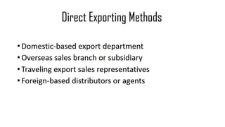 Tapping into global markets