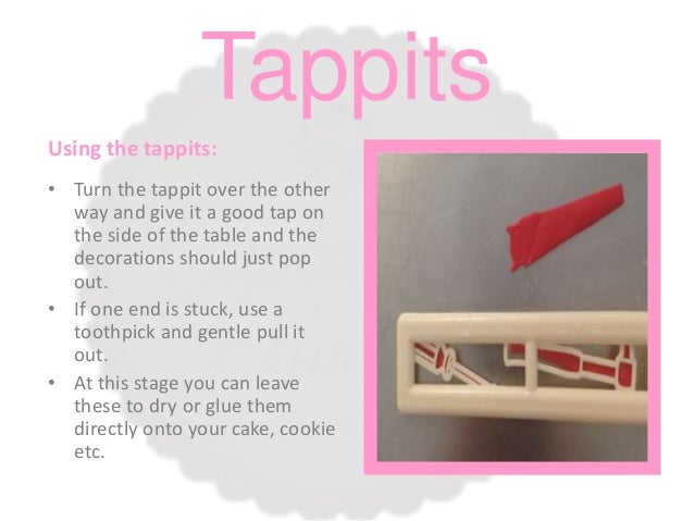 How To Use FMM Tappits Tutorial Using Tappits For Cake