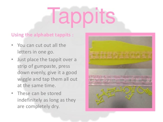 How To Use Fmm Tappits Tutorial Using Tappits For Cake Decorating