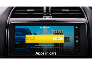 Apps in cars
 