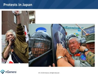 Protests in Japan  | © 2010 nGenera. All Rights Reserved. 