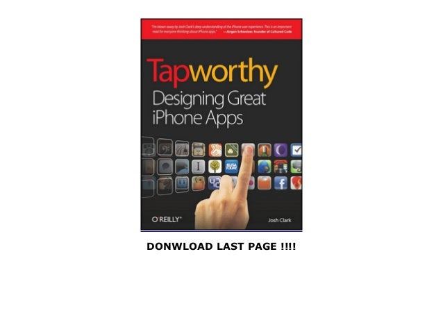 Tapworthy Designing Great iPhone Apps