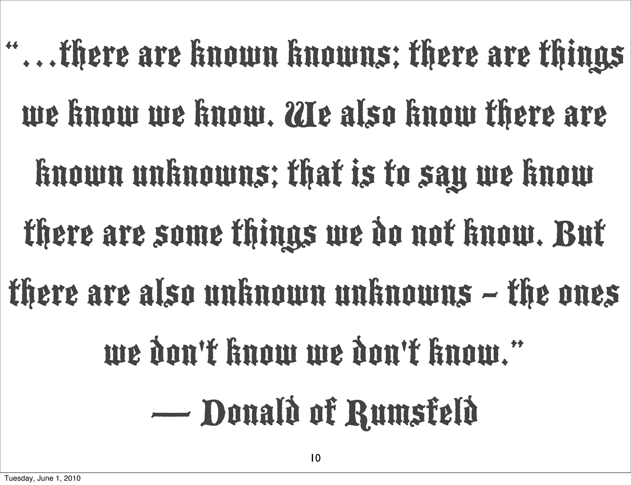 Train from Berne to
                                   Zurich

                   • measure in time: t hours to Zurich
                   • measure in distance: x kilometers to Zurich


Sunday, November 29, 2009
 