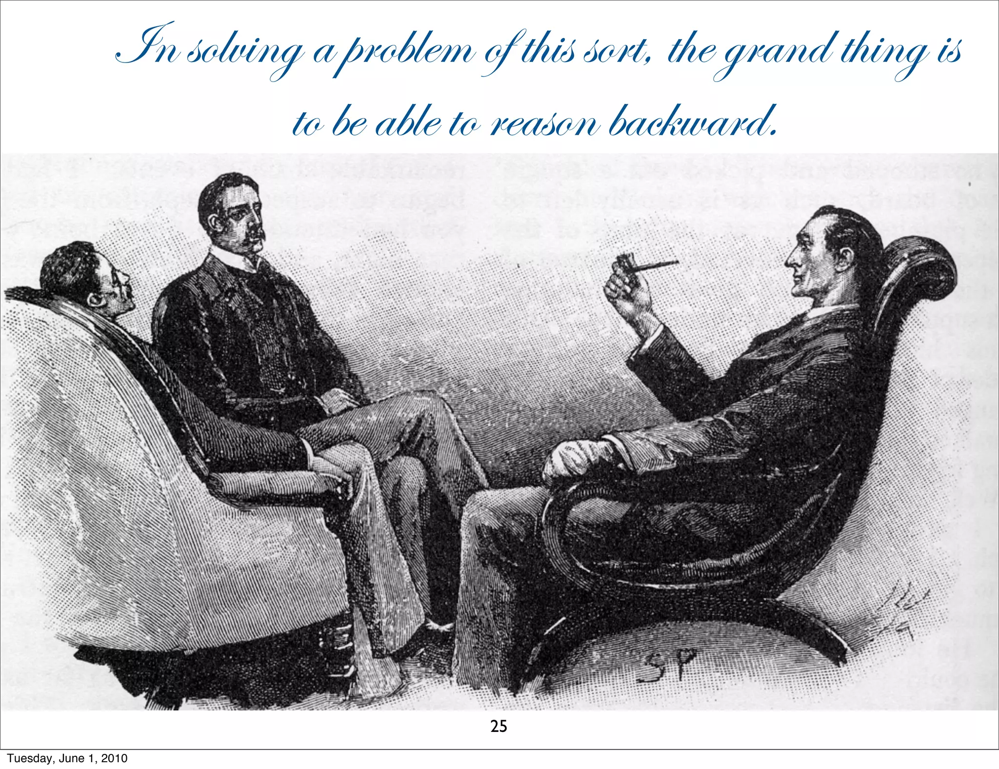 same answer, no inﬁnity

                     E




                                  τ


Sunday, November 29, 2009
 