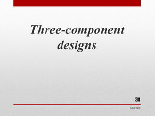 Three-component
designs
38
5/10/2015
 