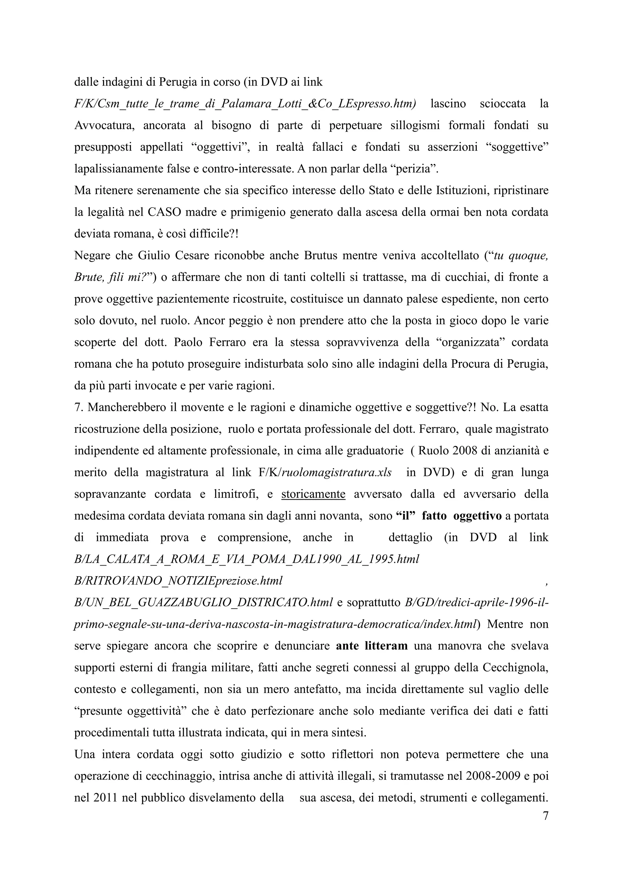 memoria di replica fac simile