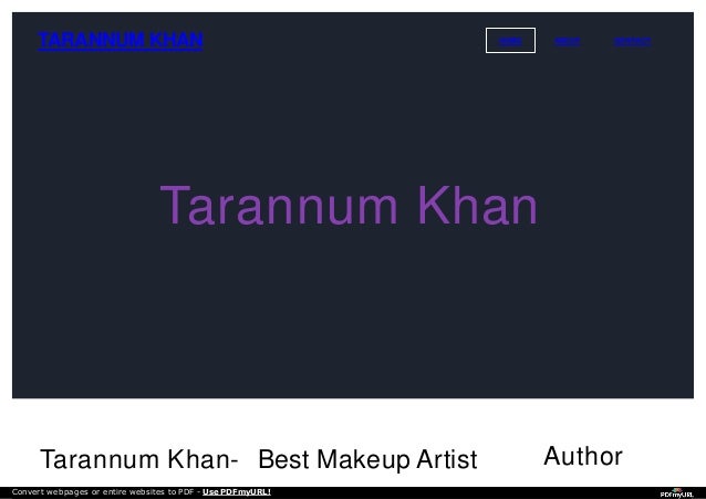 makeup artist websites