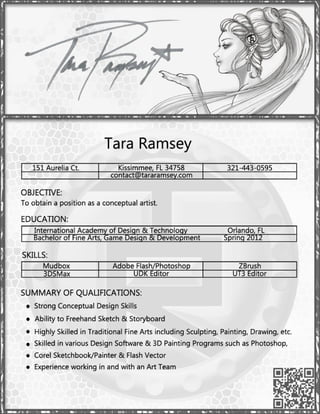 Tara Ramsey's Resume