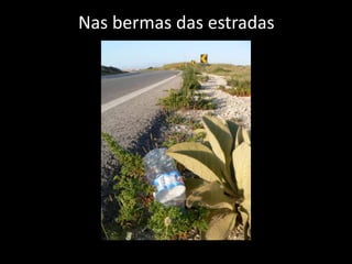Nas bermas das estradas
 