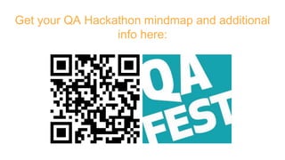 QA Fest 2019. Петр Тарасенко. QA Hackathon - The Cookbook 22