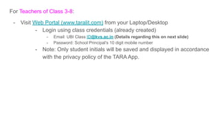 TARA Training Material KVS Teachers for kvs | PDF