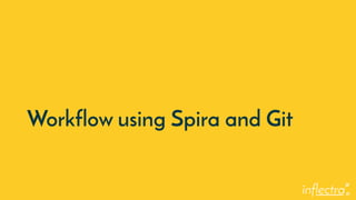 ®
Workflow using Spira and Git
 