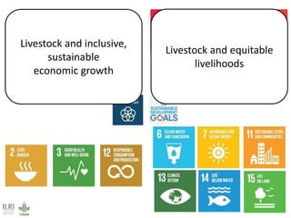   The role of livestock in achieving the SDGs