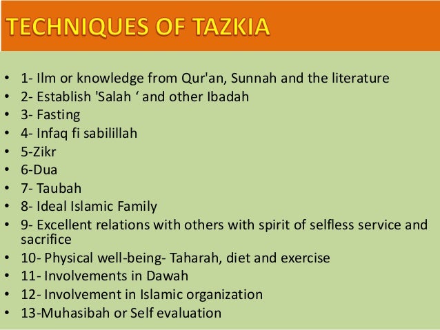 Tarbiyah For Growth And Development Of Individual