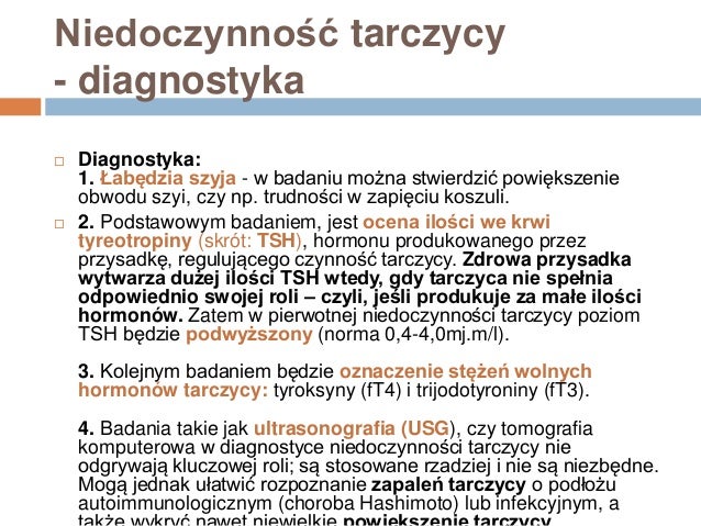 Tarczyca zaburzenia