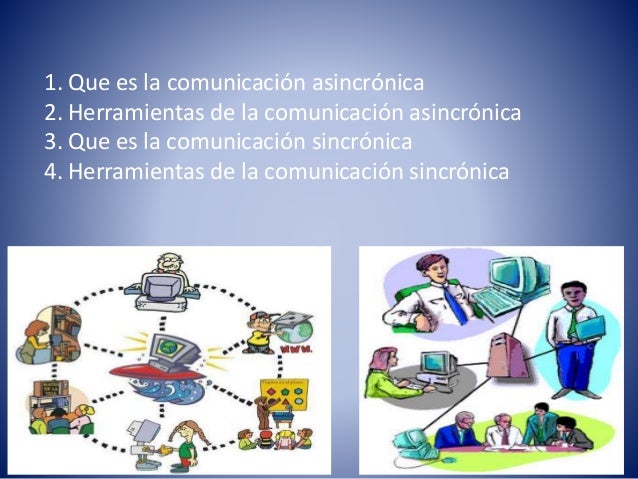 COMUNICACION SINCRONICA Y ASINCRONICA