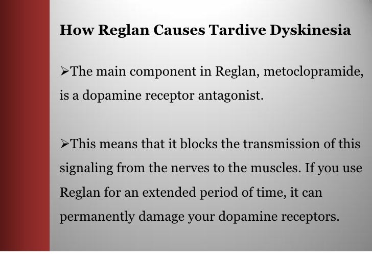 Dyskinesia xanax and tardive