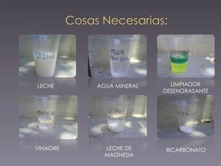 LECHE AGUA MINERAL LIMPIADOR DESENGRASANTE VINAGRE LECHE DE MAGNESIA BICARBONATO 