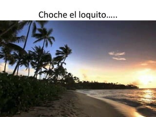 Choche el loquito…..
 