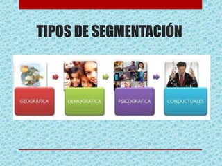 TIPOS DE SEGMENTACIÓN
 