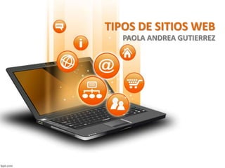 TIPOS DE SITIOS WEB
PAOLA ANDREA GUTIERREZ
 