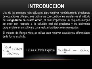 MÉTODO NUMÉRICO DE RUNGE KUTTA. | PPTX