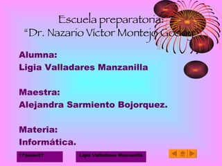 Escuela preparatoria: “Dr. Nazario Víctor Montejo Godoy” ,[object Object],[object Object],[object Object],[object Object],[object Object],[object Object]