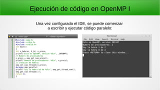 OpenMP - Configuración de IDE y ejecución de código paralelo | ODP
