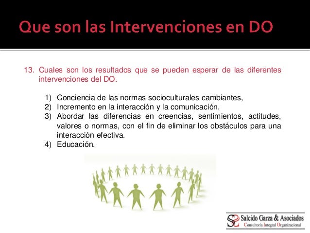 Intervenciones en Desarrollo Organizacional
