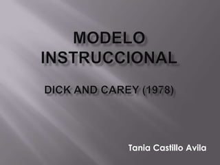Modelo Instruccional de Dick y Carey