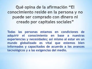 SOCIEDAD DEL CONOCIMIENTO