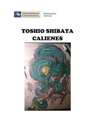 TOSHIO SHIBATA
CALIENES
 