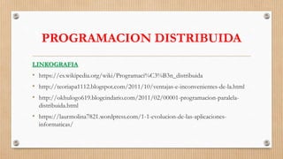 Tarea1 programacion-distribuida | PPTX