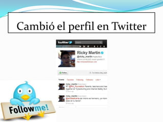 Cambió el perfil en Twitter