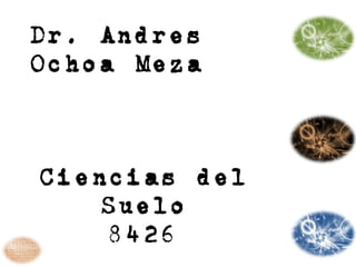 Dr. Andres
Ochoa Meza



Ciencias del
   Suelo
    8426
 