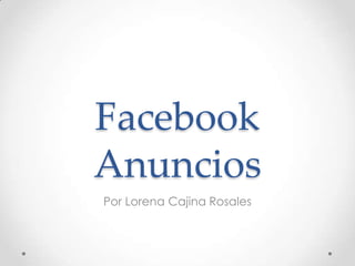 Facebook
Anuncios
Por Lorena Cajina Rosales
 
