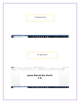 9.-regla horizontal
10.-regla vertical
 