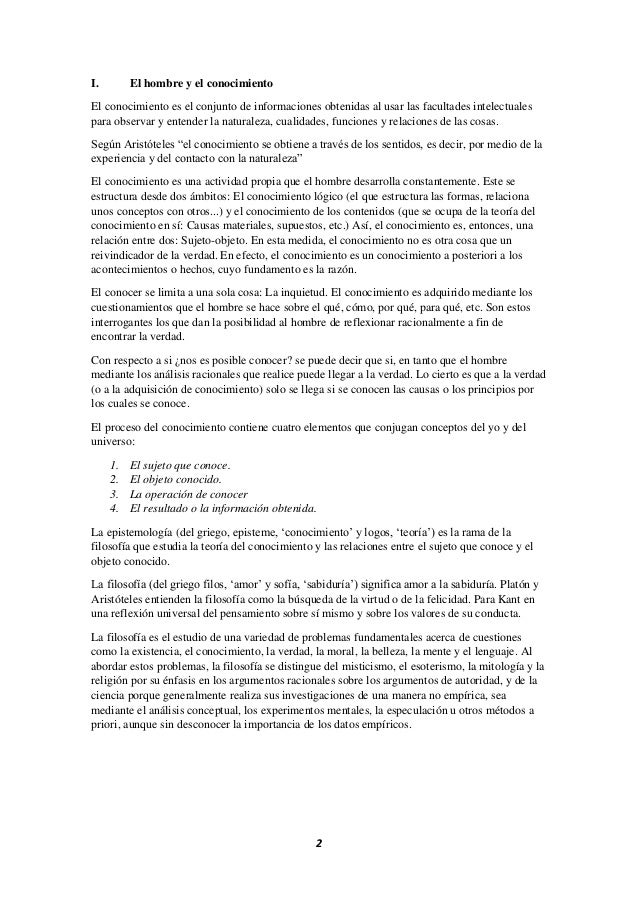 Tarea 1 Tesis I Filosofia Y Conocimiento