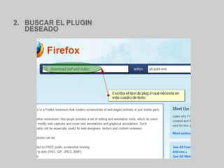 Buscar el plugin deseado