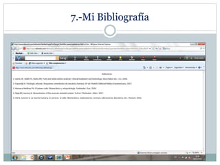 7.-Mi Bibliografía
 